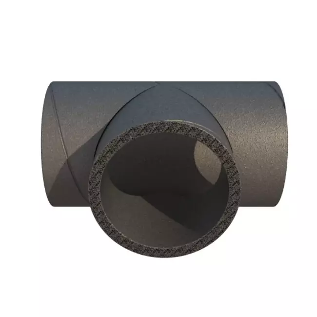 Ubbink Aerfoam 90 gradi a T 160 mm