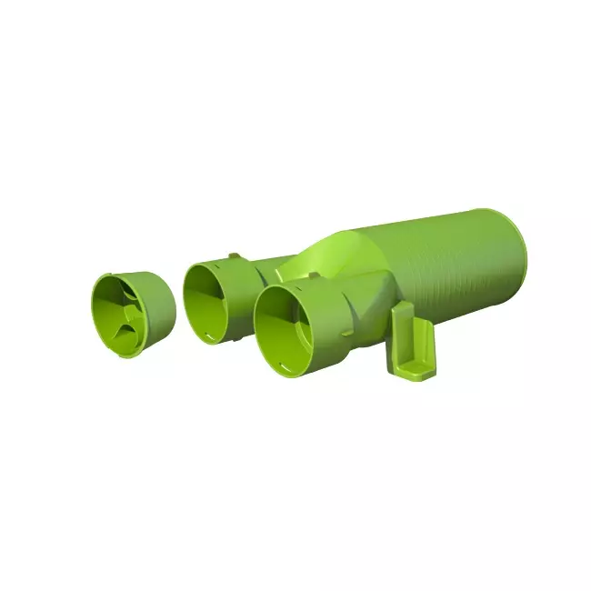 Ubbink Air Excellent 34C adattatore per valvola 125 2x180°