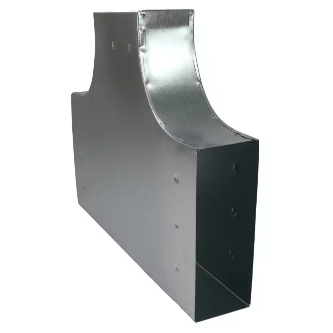 Raccordo a T 90 gradi 300x80 mm - 170x80 mm per canalizzazione