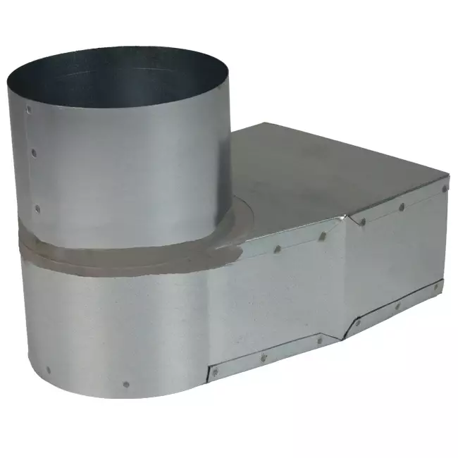 Tubo angolare 170x80 mm con diametro 160 mm per canalizzazione