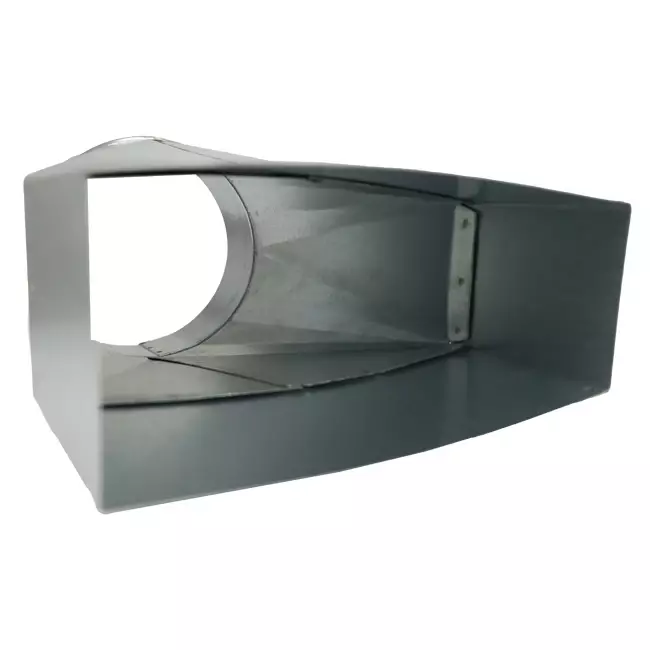 Adattatore 170x80 mm a diametro 150 mm per canalizzazione