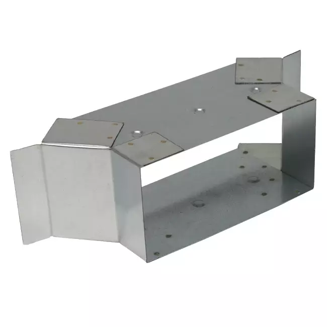 Attacco laterale 170x80 mm per canna fumaria
