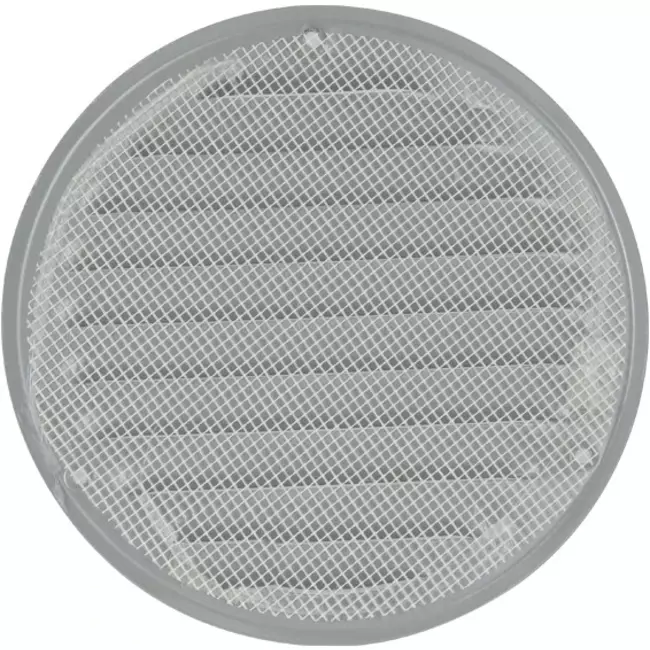 Griglia di aerazione in metallo tonda Ø 125 mm grigia - MR125P - RAL9006