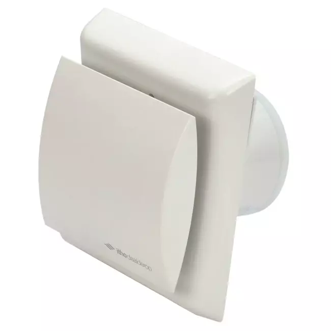 Itho Daalderop aspiratore per il bagno Ø100 mm- bianco con timer BTV-N201 T