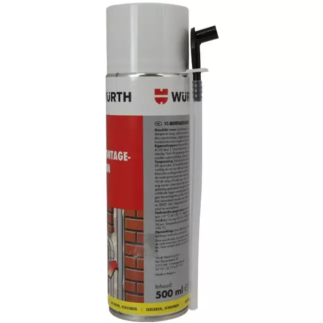 Schiuma monocomponente PUR 500 ml con tubo