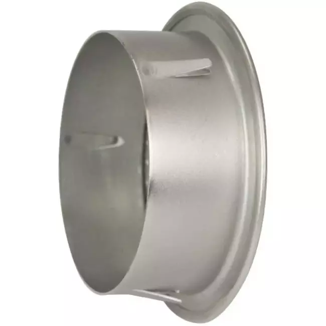 Griglia di aerazione in metallo tonda incl. Boccola di montaggio Ø 180 mm in alluminio - DWRA180S