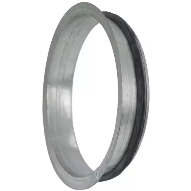 Manicotto piatto Ø 80 mm (90°) - Zincato