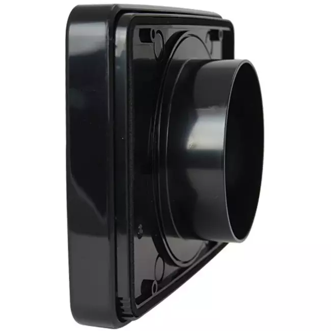 Vent-Axia Lo-Carbon iQ design piatto aspiratore per il bagno NERO Ø100 - 125 mm