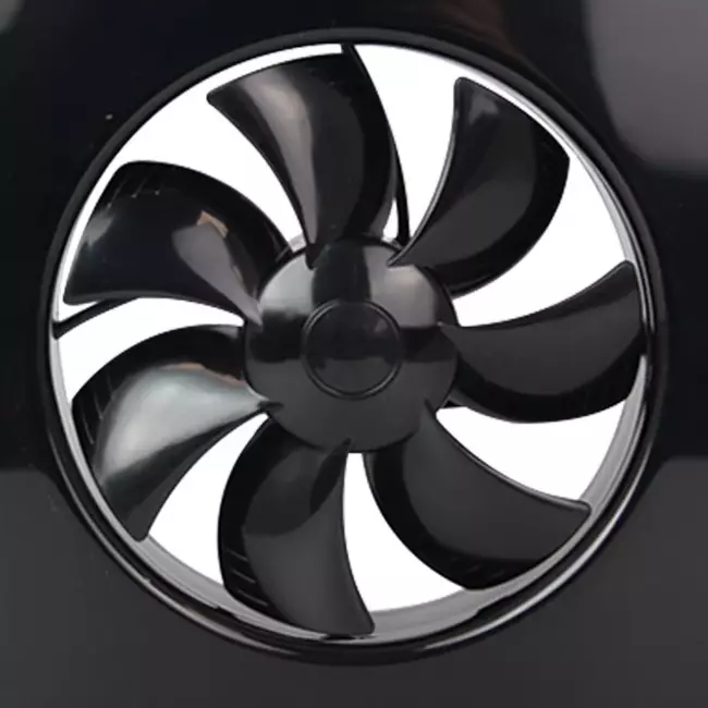 Vent-Axia Lo-Carbon iQ design piatto aspiratore per il bagno NERO Ø100 - 125 mm