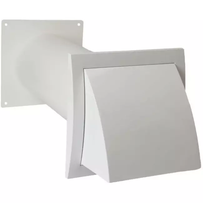 Condotto a muro SPK3 Ø100 mm con valvola di non ritorno