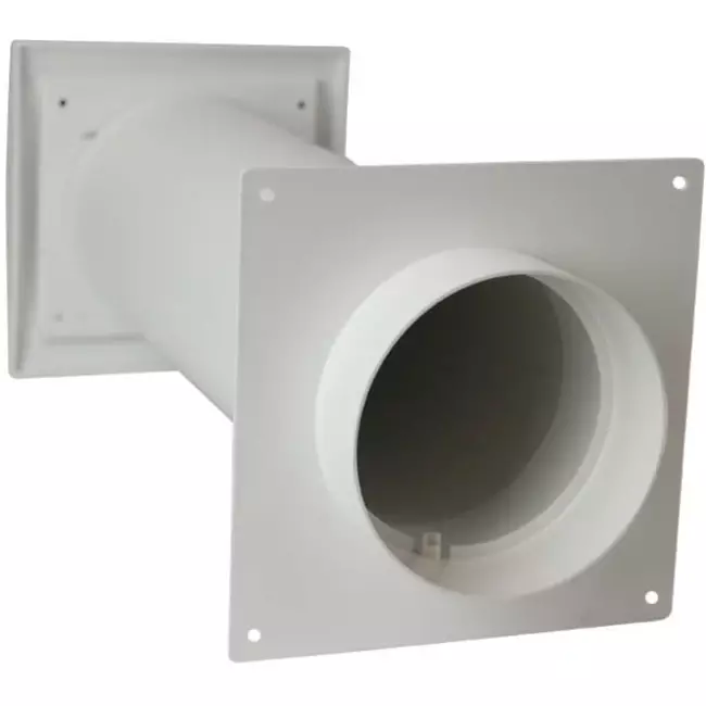 Condotto a muro SPK3 Ø100 mm con valvola di non ritorno