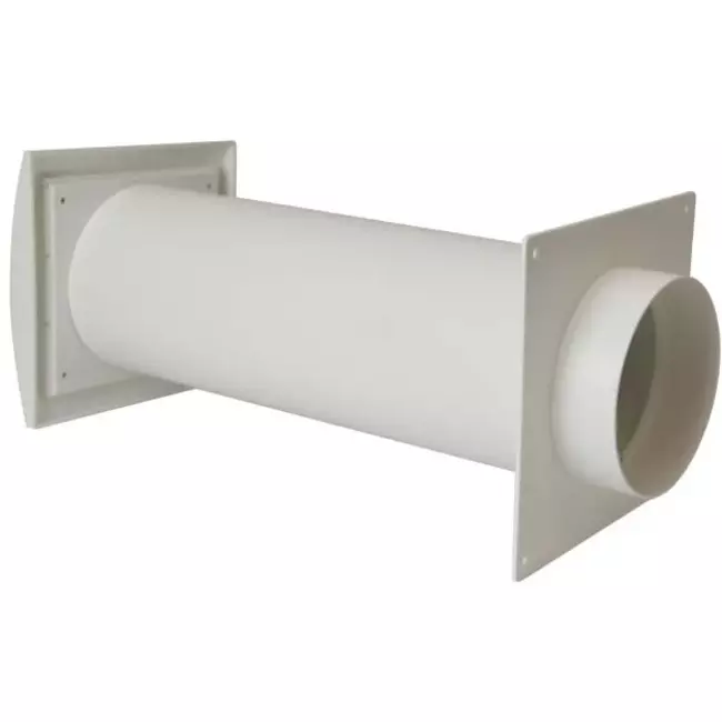 Condotto a muro SPK4 Ø125mm con lamelle mobili