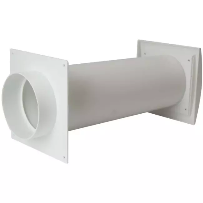 Condotto a muro SPK4 Ø125mm con lamelle mobili