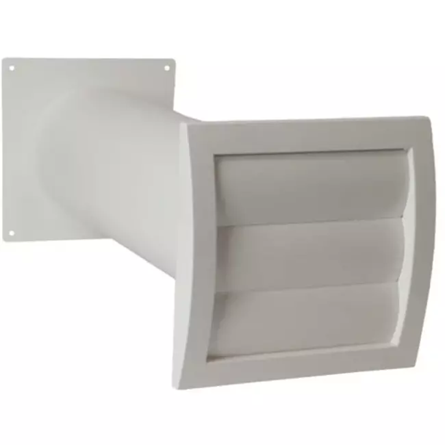 Condotto a muro SPK4 Ø125mm con lamelle mobili