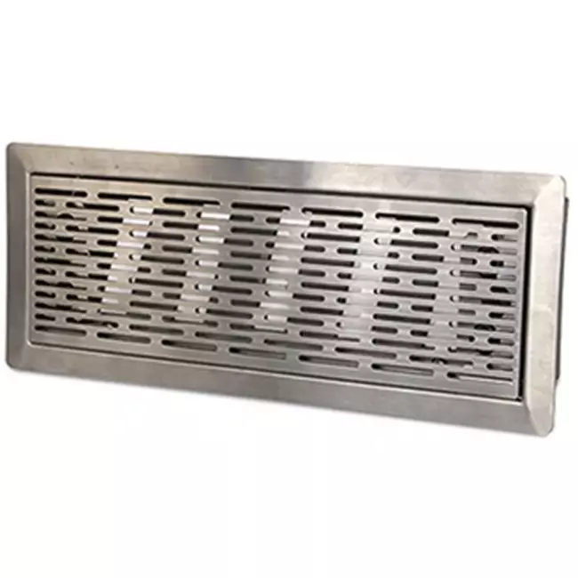 Vent-Axia UniflexPlus griglia da pavimento regolabile con fessure - in acciaio spazzolato - VRVBS