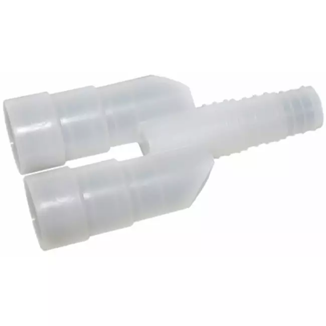 Connettore a Y a 3 vie 20/18/16 mm per tubo flessibile per condensa