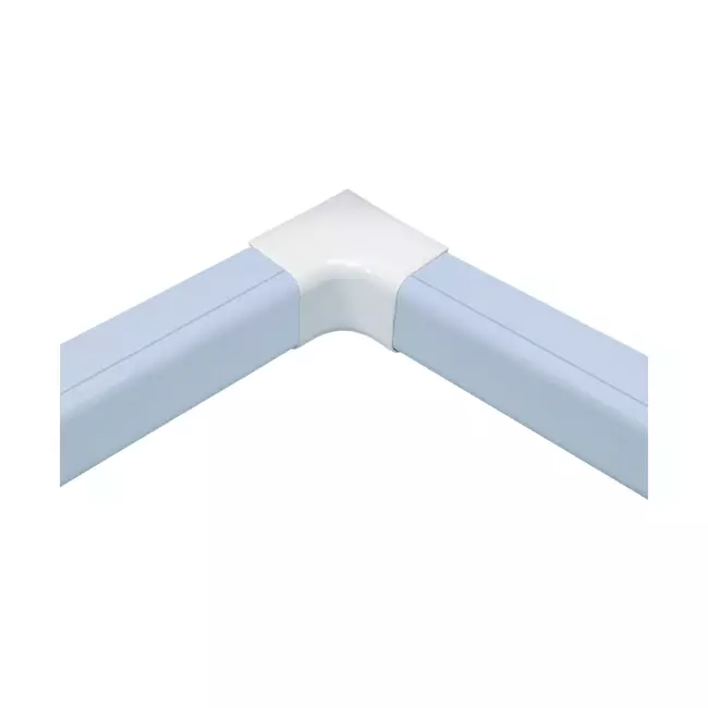 Condotto Climaplus per l'aria condizionata Curva interna ad angolo 125 x 75 mm RAL 9010 BIANCO