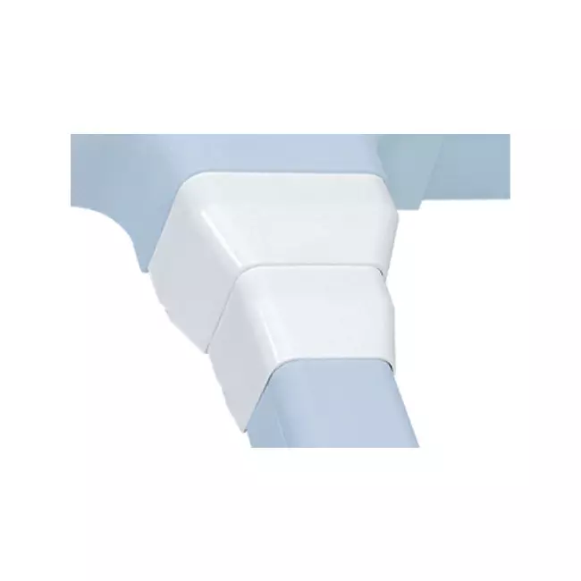Condotto aria condizionata Climaplus Riduzione da 125x75 a 90x65mm BIANCO RAL9010