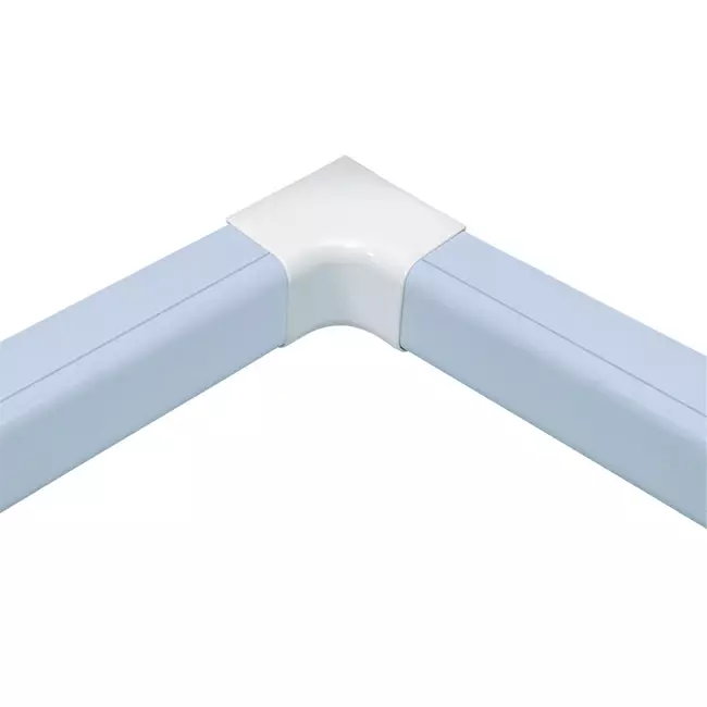 Climaplus Condotto aria condizionata Curva interna 70x55mm RAL 9010 BIANCO