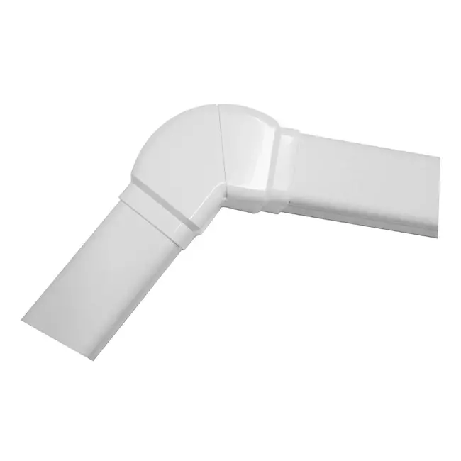 Condotto Climaplus per aria condizionata Curva regolabile 70x55mm RAL 9010 BIANCO