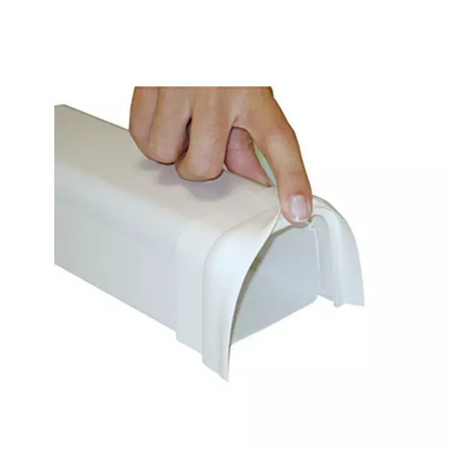 Condotto aria condizionata Climaplus Connettore morbido 90x65mm RAL 9010 BIANCO