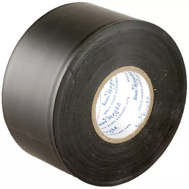 Nastro autoadesivo, nero opaco, larghezza 48 mm, rotolo 22 m