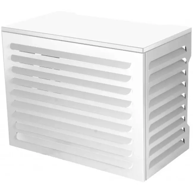 ClimaConnect: involucro per climatizzatore e pompa di calore, modello piccolo, RAL 9010 Bianco