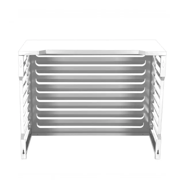 ClimaConnect: involucro per climatizzatore e pompa di calore, modello piccolo, RAL 9010 Bianco
