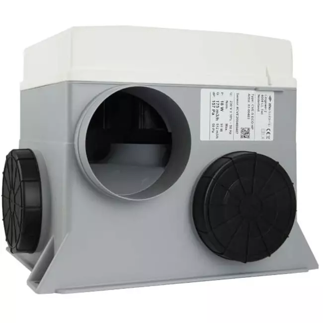 Itho Daalderop CVE-S ECO Optima High Performance HE 415 m³/h + sensore di umidità + controllo CO2 - spina euro