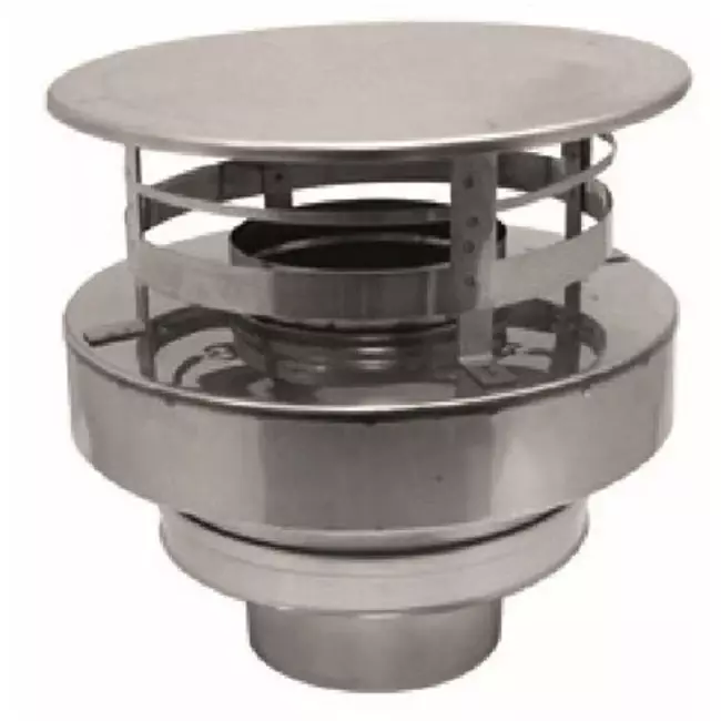 Cappa concentrica diametro 80 - 125 mm I316L/I304 (D 0,5/0,5) (escl. gomme di tenuta tubo interno)