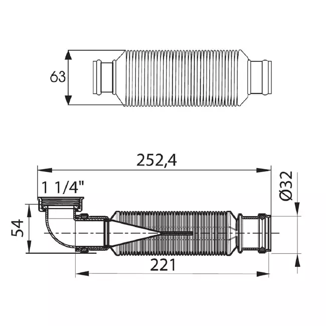 Drenaggio della condensa a secco EcoMax e MaxComfort (22700065)