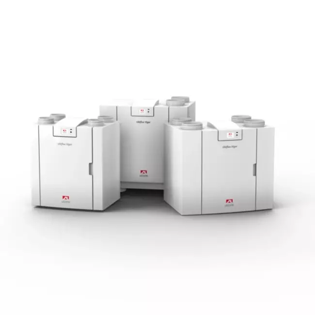 Ubbink ventilazione meccanica con recupero di calore Ubiflux Vigor W600 4/0 destro