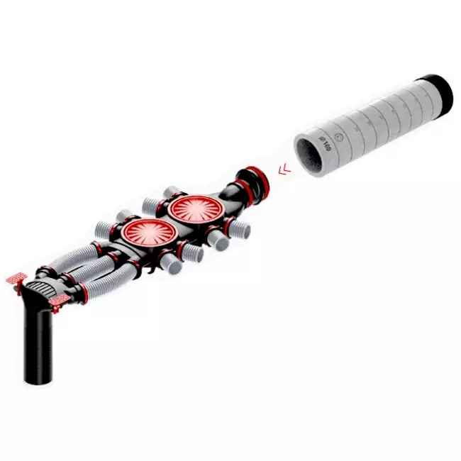 Raccordo per tubo isolato diametro 160mm