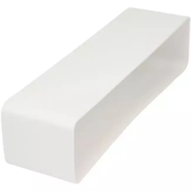Manicotto femmina quadrato in plastica 220x90 mm - KSF29