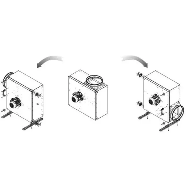 Aspiratore a cassetta Ruck MPS 1460 m³/h diametro 199 mm - MPS 225 E2 21