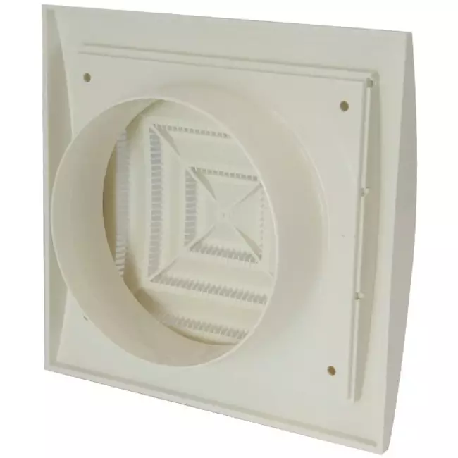 Griglia a soffitto quadrata diametro 150x150: 100 bianca - ND10G