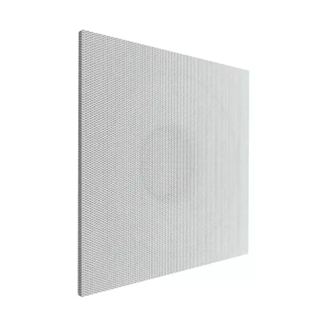 Diffusore a soffitto perforato per estrazione 594x594 - plenum non isolato con collegamento laterale Ø 125 mm