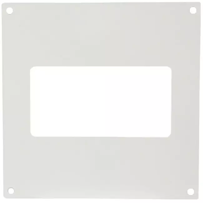 Flangia a parete rettangolare in plastica 110x55 - KF