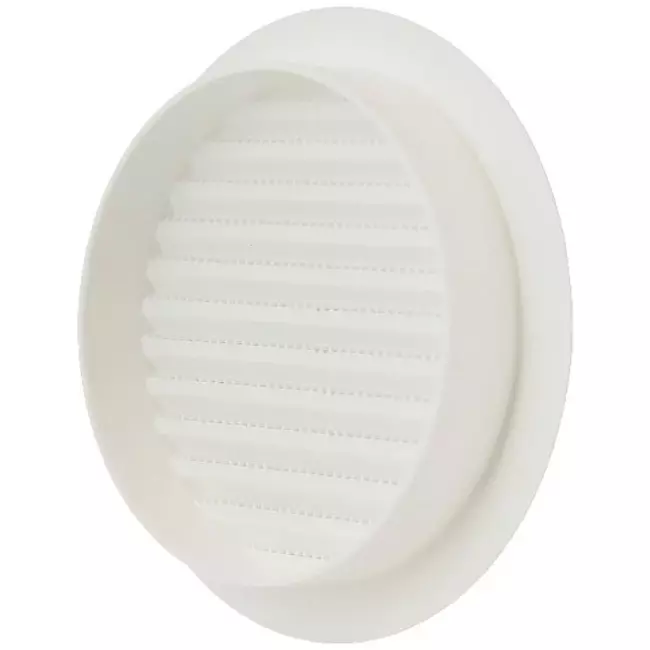 Diametro griglia con alette: 125 mm bianco - VR125