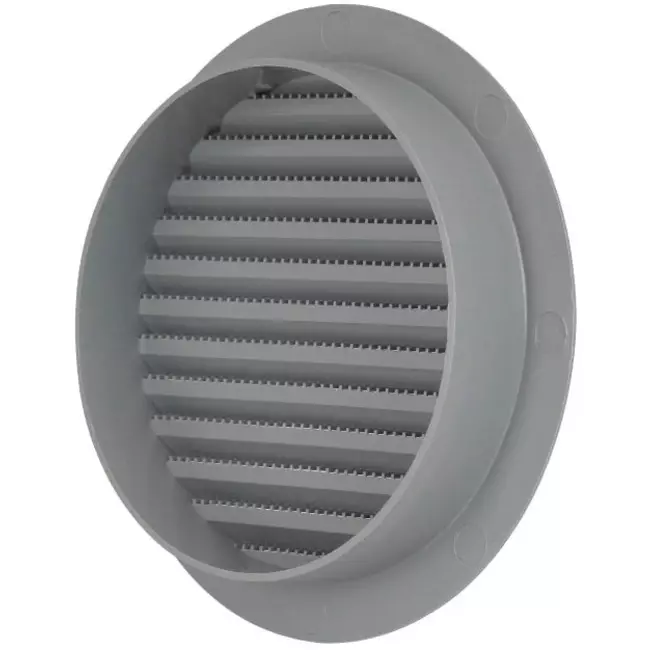 Diametro griglia con alette: 100 mm grigio - VR100P