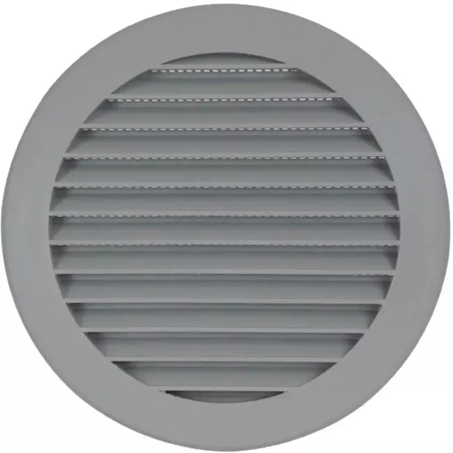 Diametro griglia con alette: 100 mm grigio - VR100P