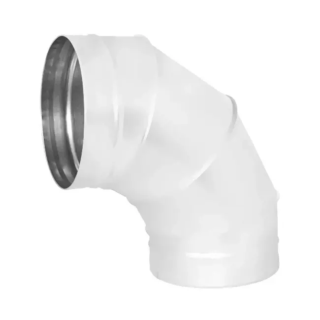 Curva tonda spiro 90° Ø 250 mm per tubo spiro - personalizzazione RAL9010