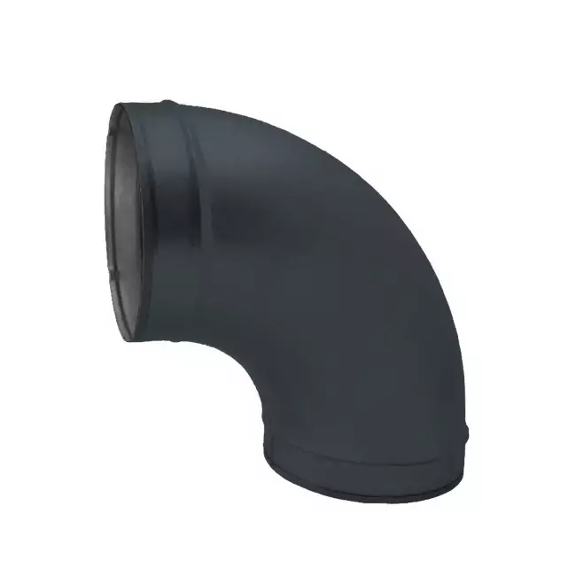 Curva tonda spiro 90° Ø 150 mm per tubo spiro - personalizzazione RAL7016