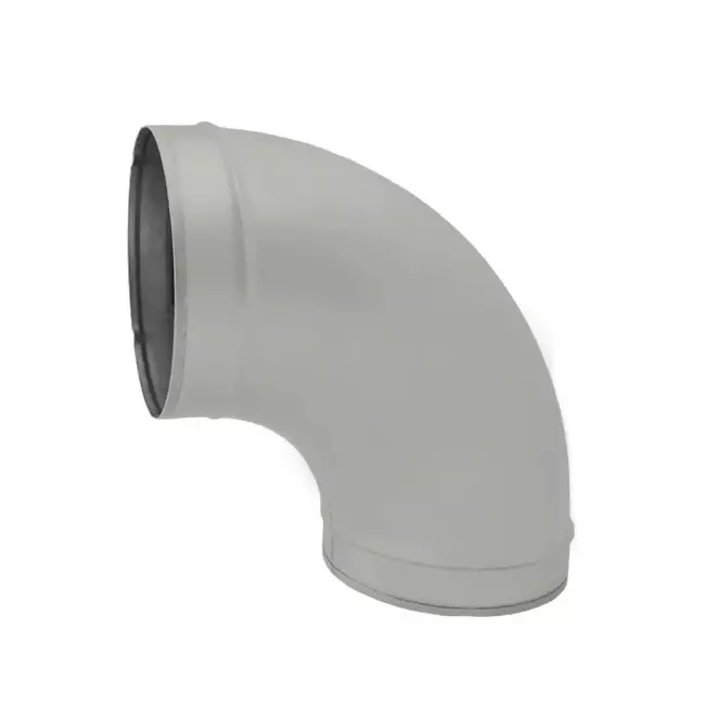 Curva tonda spiro 90° Ø 200 mm per tubo spiro - personalizzazione RAL7035