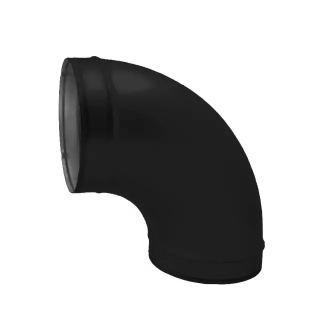 Curva tonda spiro 90° Ø 125 mm per tubo spiro - personalizzazione - maatwerk RAL9005