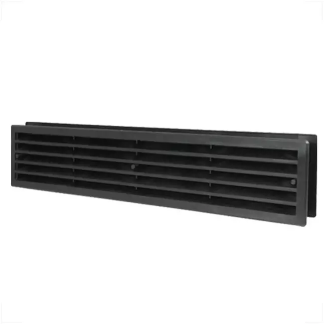 Griglia per porta 450x92 mm nera - VR459M