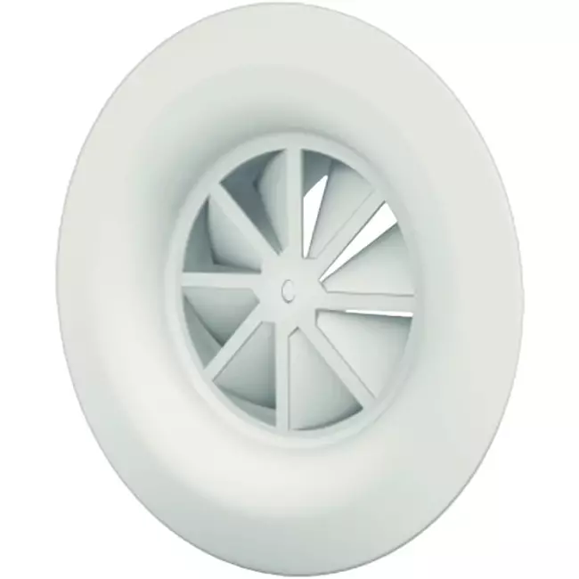 Diffusore rotazionale con anello diffusore, vite centrale Ø 250 mm