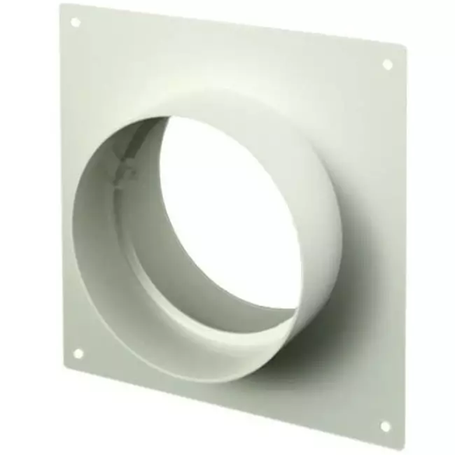Piastra da parete rotonda in plastica diametro: 150 mm AFS150