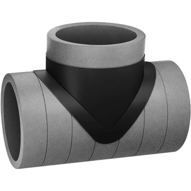 Raccordo a T isolato EPS diametro 160 mm