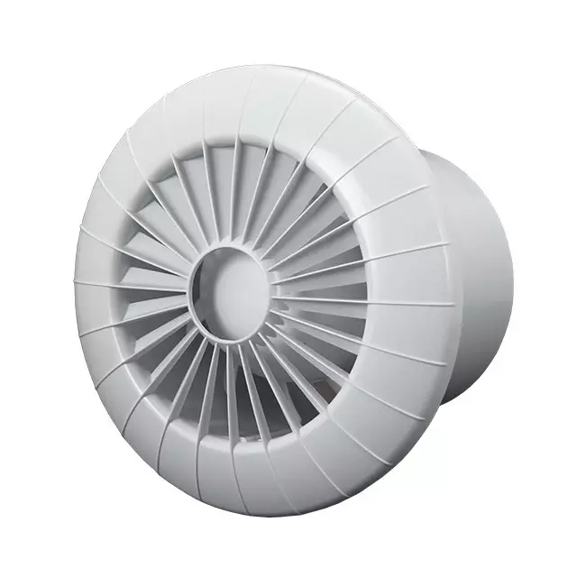 Aspiratore per il bagno Ø 100 mm bianco - aRid 100 BB HS